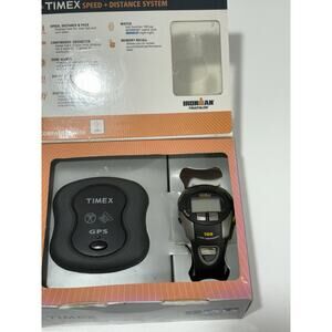 Timex Ironman Triathlon 100 Lap Memory Watch WR50M and GPS Unit New In‎ Box!!